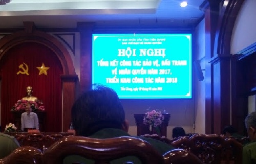 Tien Giang province holds year-end meeting on human rights protection 