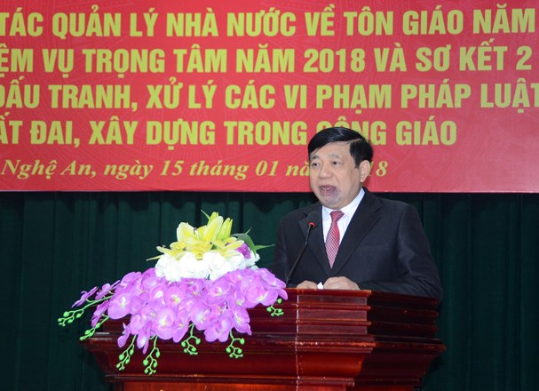 Religious committee in Nghe An holds year-end meeting