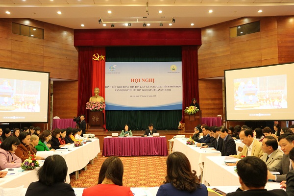 Government religious committee, Vietnam women union review five-year coordination 