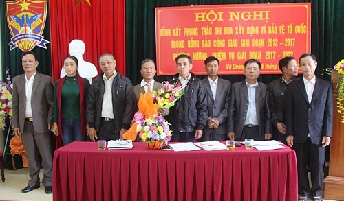 Catholic solidarity board in Ha Tinh reviews 5-year emulation movements