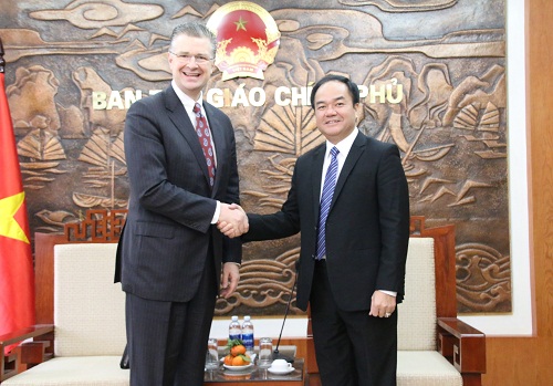 GCRA Chairman receives U.S. Ambassador to Vietnam Daniel J. Kritenbrink