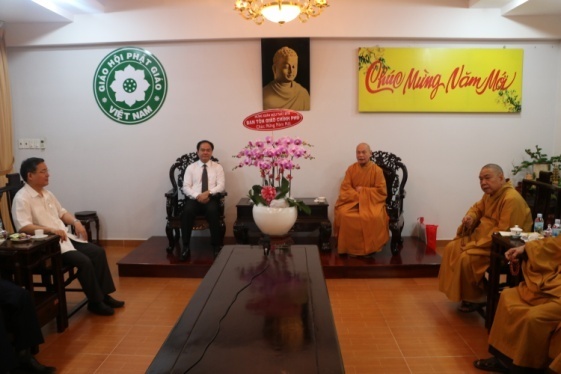 Government religious committee leader extends Lunar New Year greetings to religious organizations in Ho Chi Minh City