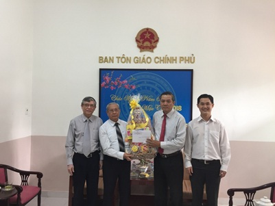 Southern religious organizations’ Tet visit to Government Religious Committee