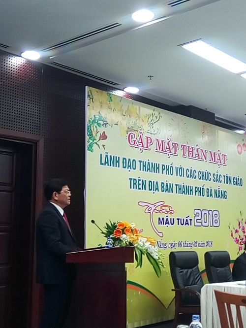 Da Nang city leaders extend Tet greetings to religious dignitaries