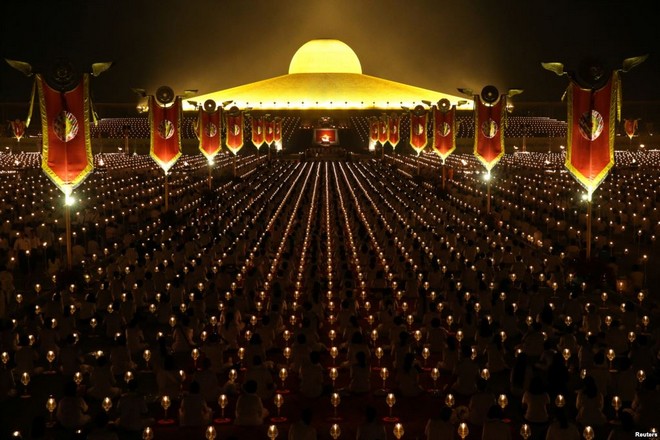 Makha Bucha Day celebrated in Thailand