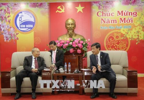 Cambodian religions ministry’s delegation visits Binh Duong