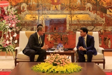 Hanoi mayor receives delegation of LDS Church