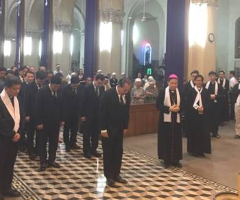 Party, Gov’t leaders pay tribute to Archbishop Paul Bùi Văn Đọc