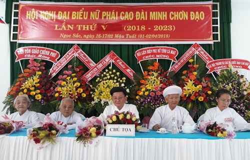 Women of Minh Chon Caodai sect holds general meeting 