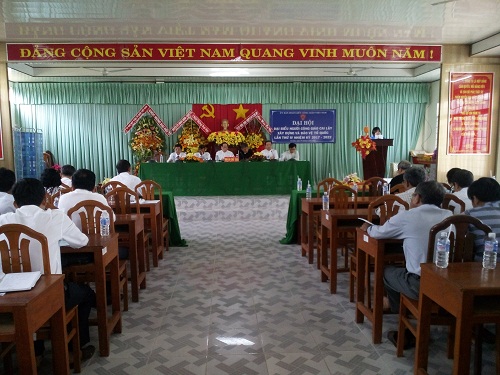 Catholic solidarity board in Cai Lay district holds general meeting on Catholic contributions to national construction and defense