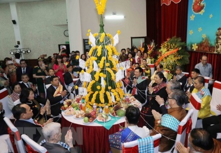 Lao traditional New Year celebrated in Hanoi