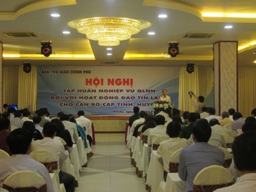  Government religious committee holds workshops on Protestant affairs in Gia Lai, Lam Dong