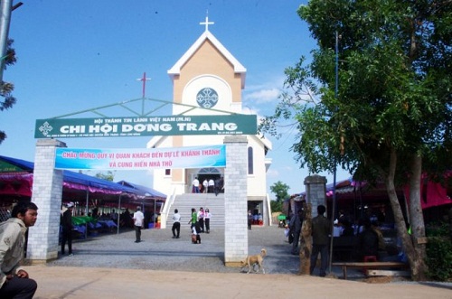 New Protestant church inaugurated in Lam Dong