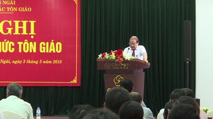 Conference on religious affairs held in Quang Ngai