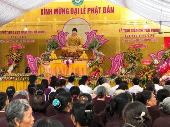 VBS Chapter in Ha Giang celebrates Vesak Day 2018