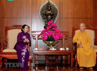 HCM City’s leaders extend greetings on Buddha’s birthday