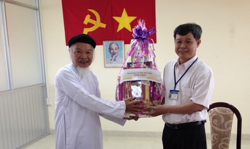 Religious Committee in Tien Giang receives Ante-Creation Caodai Church delegation