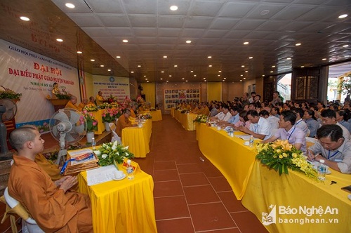 Vietnam Buddhist sangha chapter established in Nghe An’s Nam Dan district 