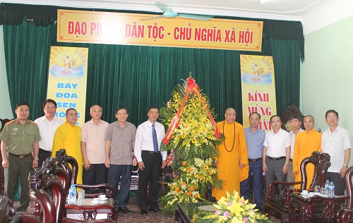 Bac Ninh provincial authorities extend Vesak greetings to local Buddhists