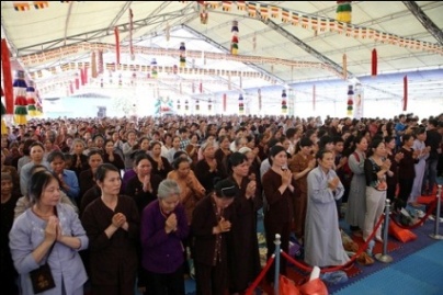 Buddha's Birthday celebration in Great Stupa Mandala Tay Thien