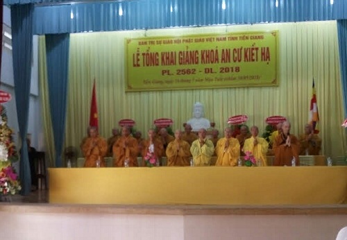  Buddhist Sangha in Tien Giang opens annual summer retreat 