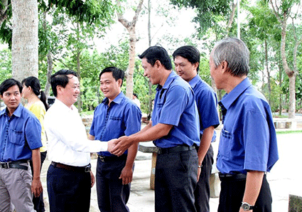 VFF Vice President visits Don Bosco vocational training center