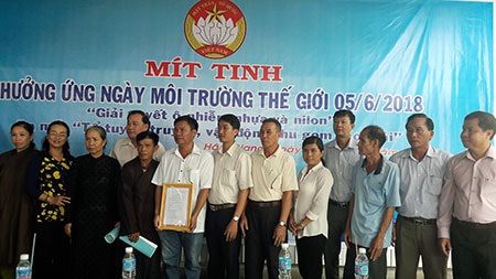 Promoting religious organizations’ role in Hau Giang in environment protection