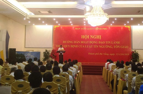 Government religious committee holds legal workshop for key followers of Vietnam United Mission Church