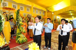 Government religious committee leader pays tribute to Most Venerable Thích Đức Phương 