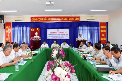 Catholic solidarity committee in Soc Trang reviews six-month activities