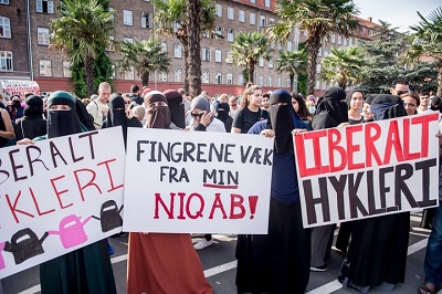 Danish Muslim Women Protest As Ban On Face Veils Enters Full Force