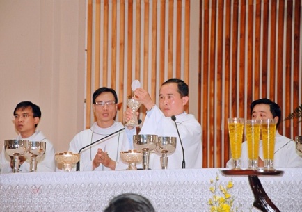 Thanksgiving mass for new priest of Phuc Nhac parish