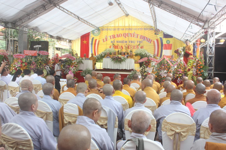 Abbot of Tu Tam pagoda in Tay Ninh appointed