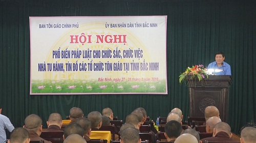 Dissemination of new belief & religion law in Bac Ninh