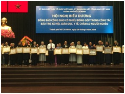  Exemplary Catholics in Ho Chi Minh City honored for social charities 