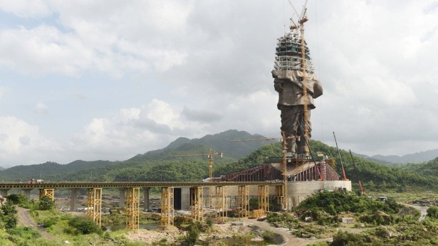 Tallest statue in the world takes shape in India