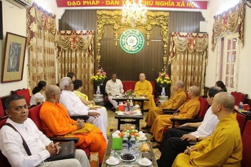 VBS receives Buddhism ministry delegation from Srilanka