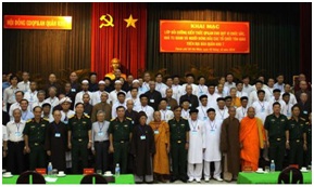 Defense-security knowledge provided for key religious followers in 7th military region