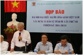 Pressing meeting on 7th national congress of Vietnam Catholic solidarity committee