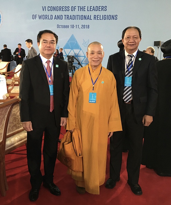 Government religious committee leader attends 6th conference of World Leaders and Traditional Religions