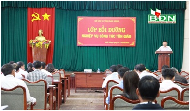 Religious affairs training for local officials in Dak Nong