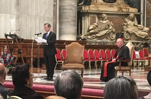 Card. Parolin presides over Mass for peace on Korean peninsula