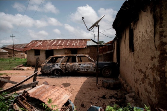 At least 55 killed in communal violence in Central Nigeria