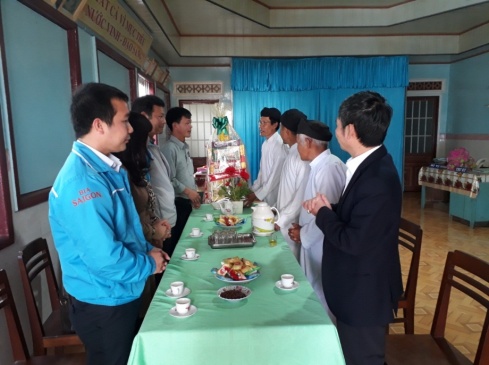 Lam Dong provincial religious committee pays visits to local Caodai organizations