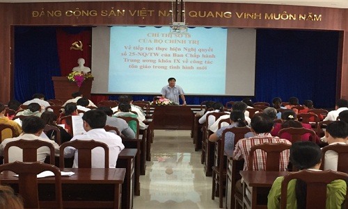 Religious affairs training for local cadres in An Giang 