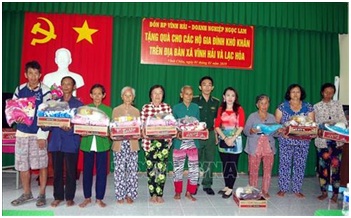 Charity program for supporting Khmer people in Soc Trang