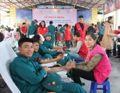 Spring Festival blood donation kicks off in Buddhist pagoda in Thanh Hoa 