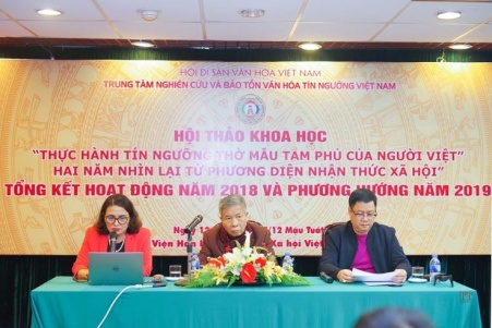 Center for Research & Preservation of Vietnamese Faith Culture of Belief holds seminar in Hanoi