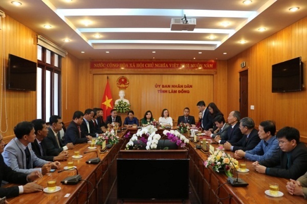 Provincial authorities of Lam Dong receives Cambodian Ministry of Cults & Religion delegation 