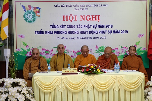 Buddhist Sangha in Ca Mau holds year-end meeting 2018